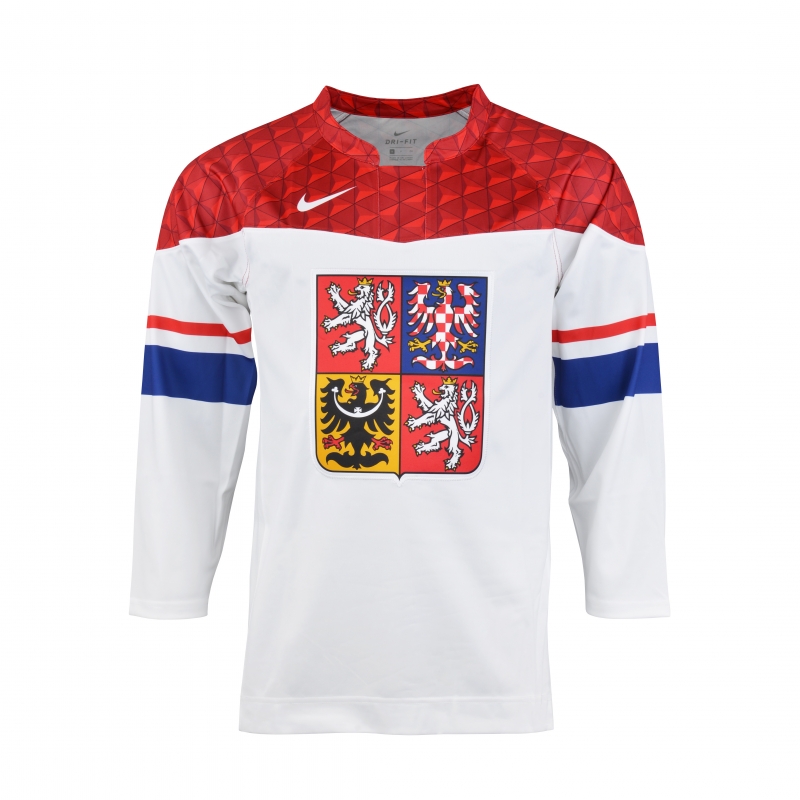 Hokejový dres Český hokej NIKE MS bílý